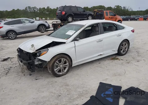 2018 Hyundai Sonata Sel z USA, uszkodzony, nr VIN 5NPE34AF9JH668262